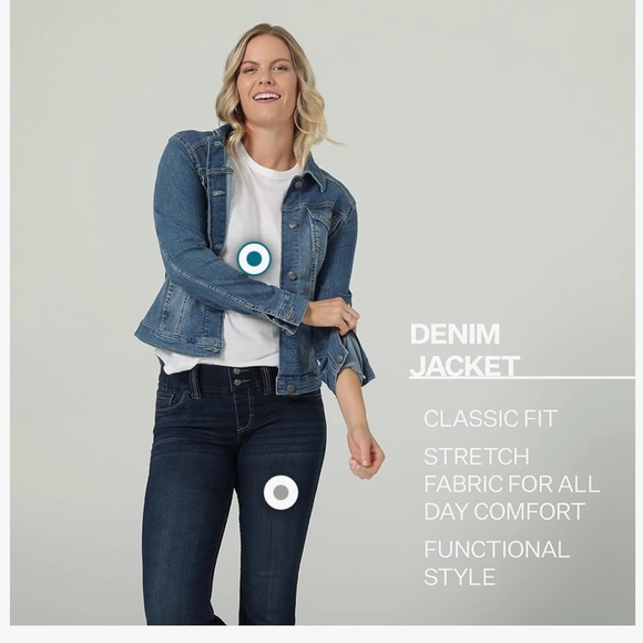 Women’s Riders by Lee Indigo Jean Jacket - Picture 3 of 16